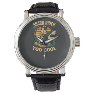 Let's ride the shark with Pug Watch