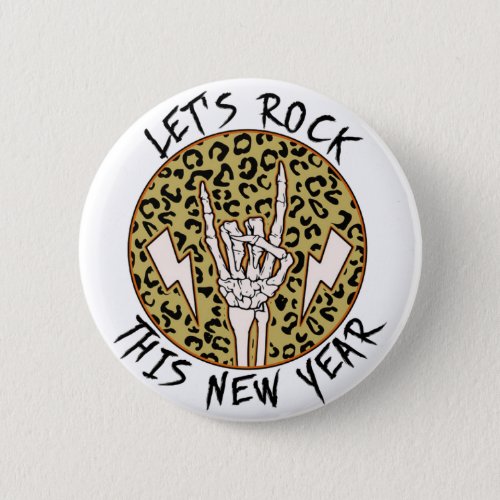 Lets Rock 2023  New Year 2023  Happy New Year Button