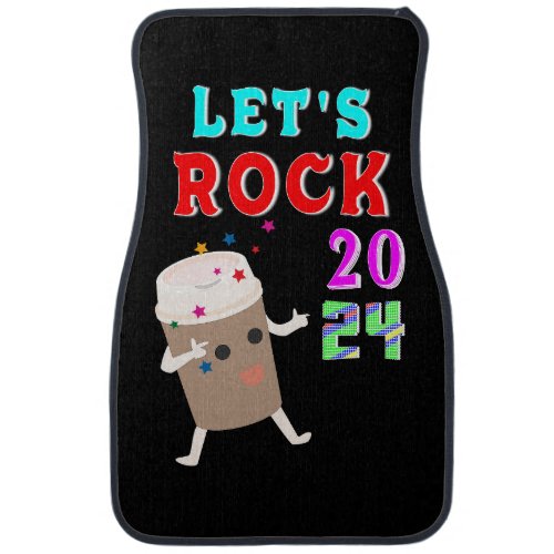 Lets Rock 2024 Car Floor Mat