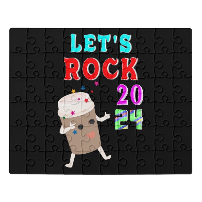 Let's Rock 2024 Jigsaw Puzzle (Puzzle Horizontal)