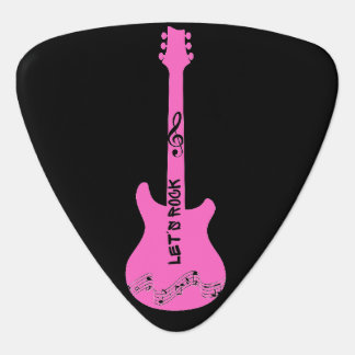 Let's Rock Black & Pink Picks