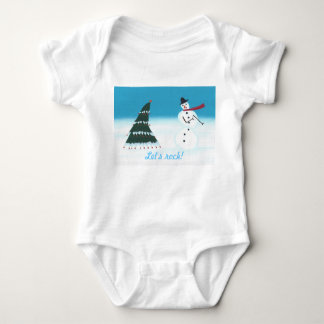 Let's rock, Christmas tree Snow man tshirts