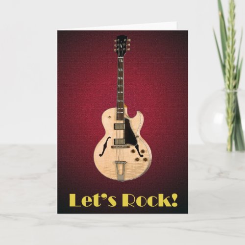 Lets rock Greeting Card