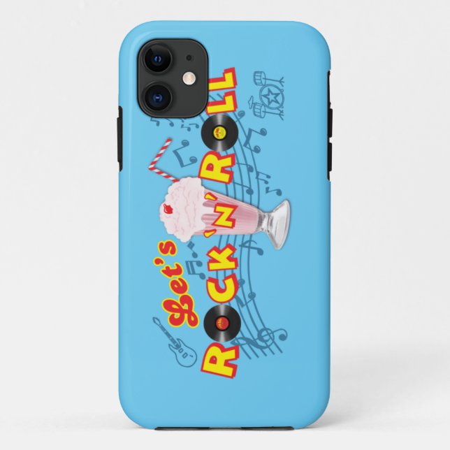 Let's Rock 'n' Roll Iphone 5 Case (Back)