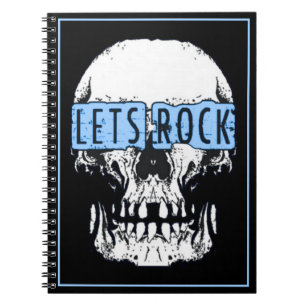 Let's Rock Skull Notebook