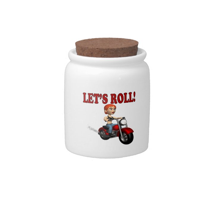 Lets Roll 3 Candy Jar