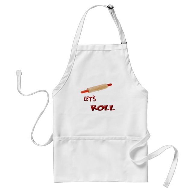 let's roll adult apron (Front)