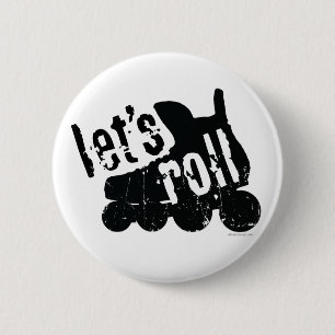 Let's Roll (Roller Hockey) Button