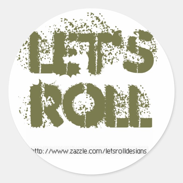 Let's Roll Sticker (Front)