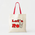 Let&#39;s Roll Tote Bag - Bowling Party Favors at Zazzle