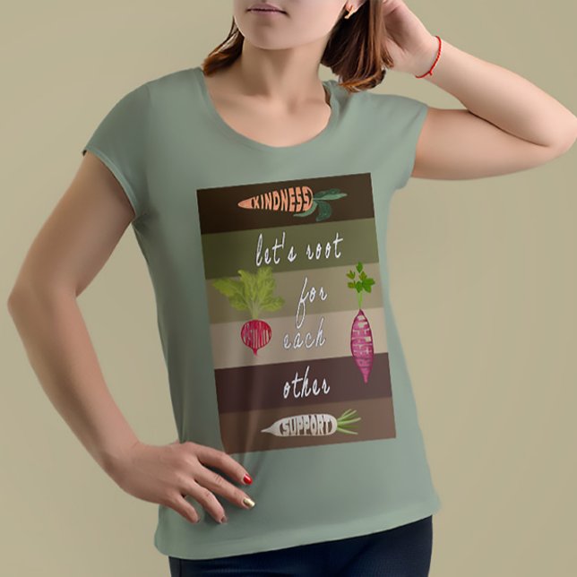 Let's Root for Each Other Gardening T-Shirt -Plant (LET'S ROOT FOR EACH OTHER T-SHIRT.
FOR PLANTS LOVERS ,LANDSCAPERS, GARDENNERS)