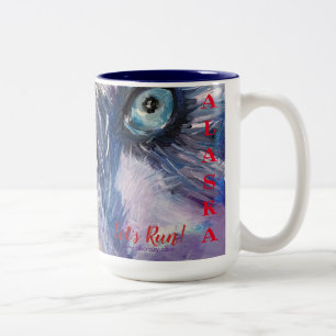Let's Run ALASKA 2-Tone 15oz coffee mug