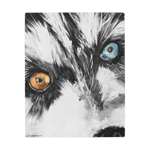 Let's Run Alaskan Metal Print