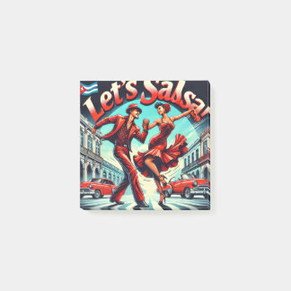 Lets Salsa ,Latin Dancing Post-it Notes