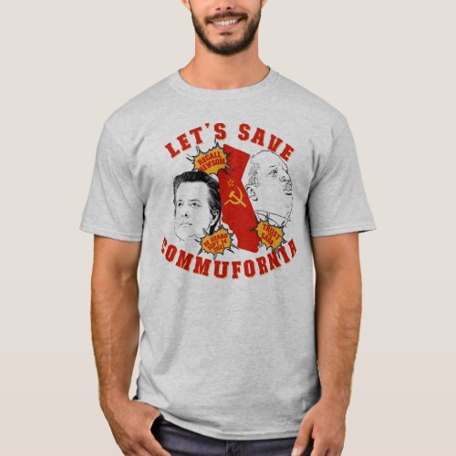 Lets Save Commufornia Larry Elder CA Recall 2021  T_Shirt