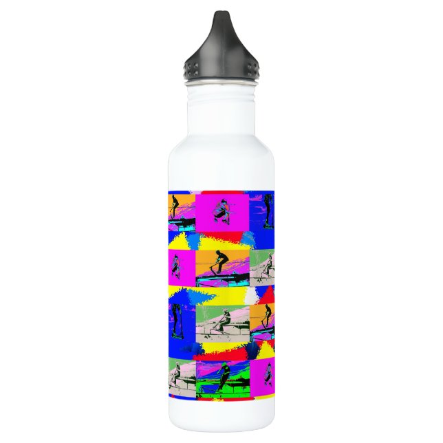 Lets Scoot - Stunt Scooter Rider Stainless Steel Water Bottle (Left)