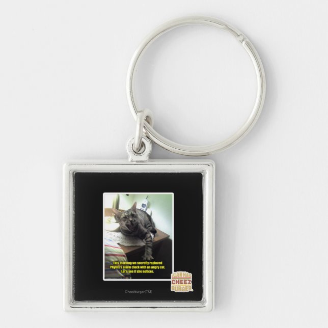 Let's see if she notices. keychain (Front)