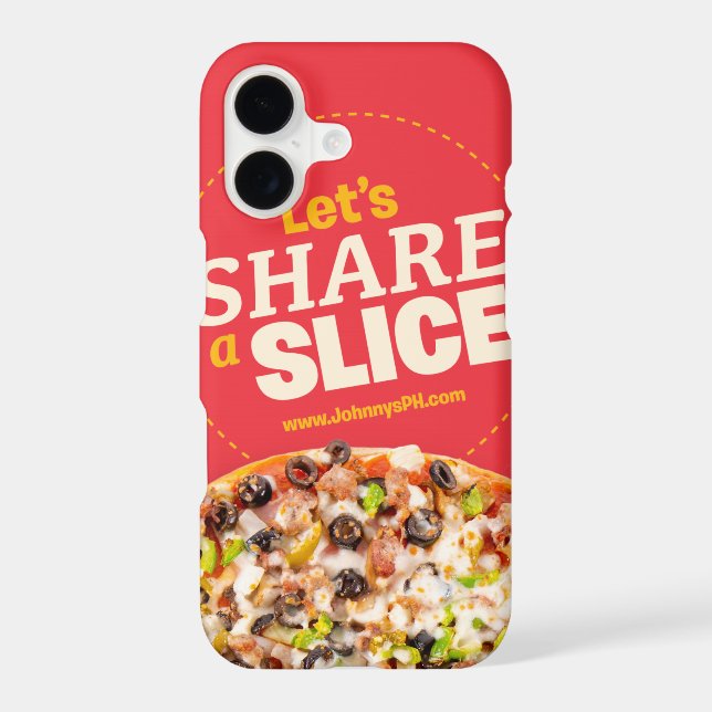 Let's Share a Slice iPhone Case (Back)