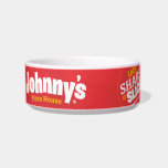 Let's Share a Slice Pet Bowl<br><div class="desc">A pet bowl perfect for putting pizza in... </div>