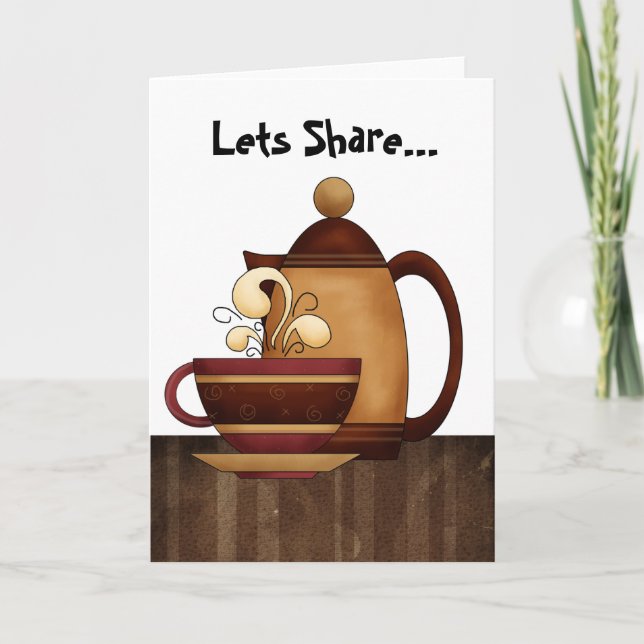 Lets Share... Card (Front)