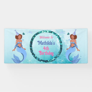 Let's Shell-ebrate! mermaid theme Banner