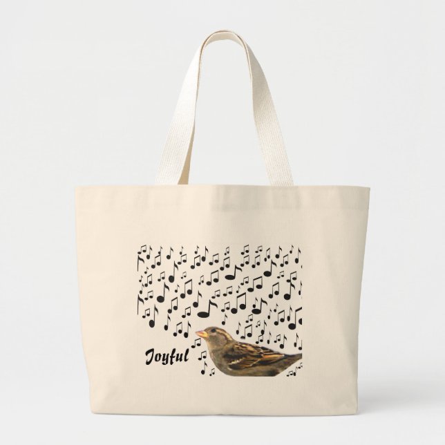 Let's Sing_Bag Large Tote Bag (Front)