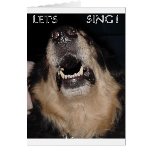 LET'S SING ! CARDS (Front)