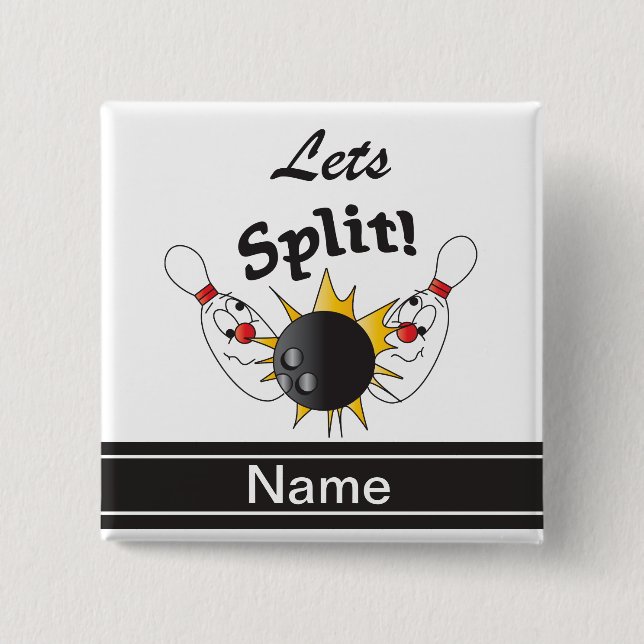 Lets Split Bowling Pins and Ball | DIY Name (Front)