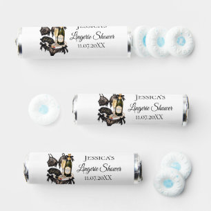 Let's Spoil Her Bra Lace Lingerie Bridal Shower Breath Savers® Mints