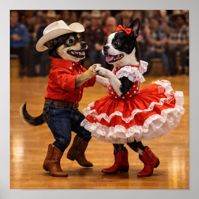 "Let's Square!" Poster (Front)