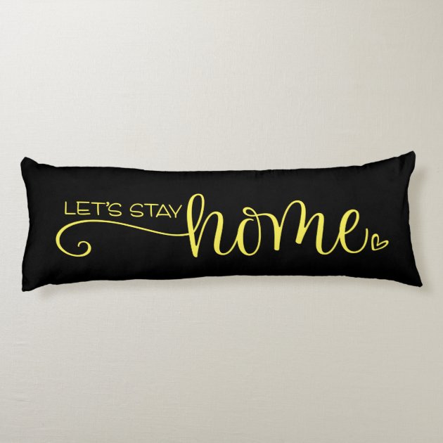 Let's stay home 2024 and cuddle pillow