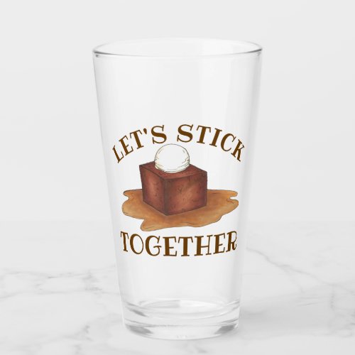 Lets Stick Together British Sticky Toffee Pudding Glass