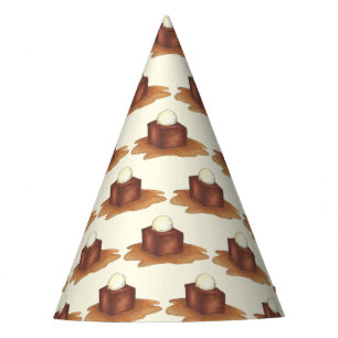 Let's Stick Together Sticky Toffee Pudding Party Hat