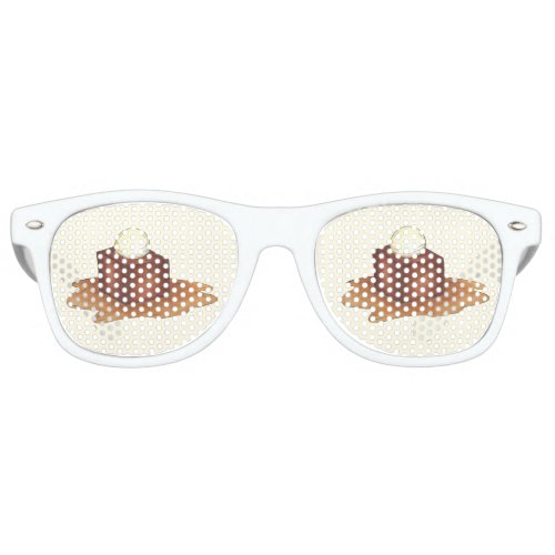 Lets Stick Together Sticky Toffee Pudding Retro Sunglasses