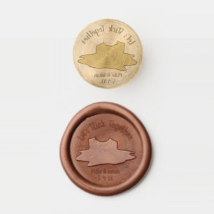Let's Stick Together Sticky Toffee Pudding  Wax Seal Stamp
