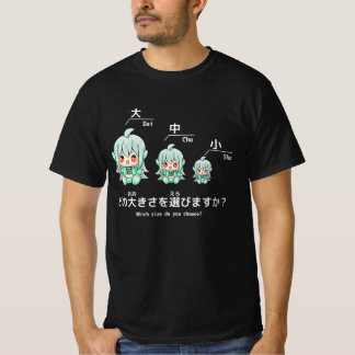 【 Let's Study Japanese! 】Which size do you choose? T-Shirt