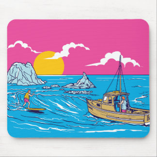 Let's Surf Mouse Pad