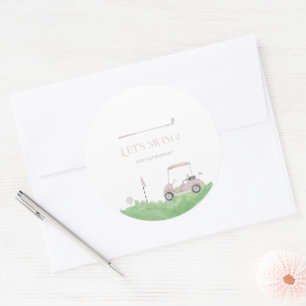 Let's swing sticker