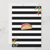 Let's Taco About A Baby Shower Invitation (Back)