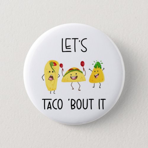 lets taco about it funny thinking of you card button