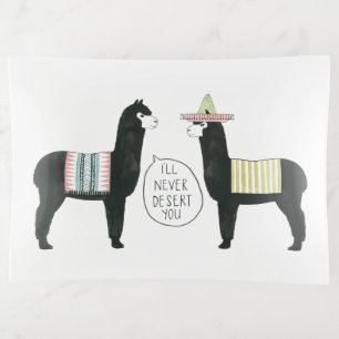 Let's Taco About It I'll Never Desert You Trinket Tray