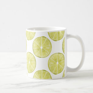 Let's Taco About It Lime Pattern Coffee Mug