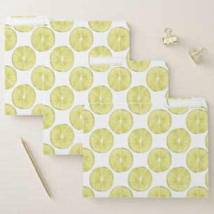 Let's Taco About It   Lime Pattern File Folder