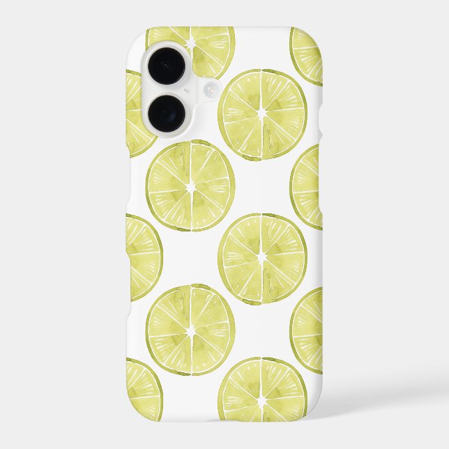 Let's Taco About It | Lime Pattern Iphone Case (Back)