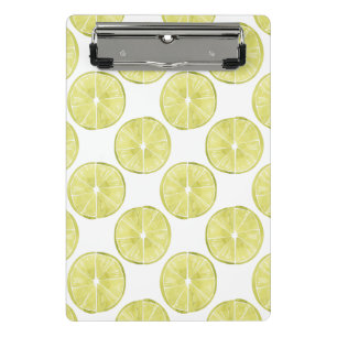 Let's Taco About It Lime Pattern Mini Clipboard