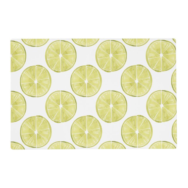 Let's Taco About It | Lime Pattern Placemat (Front)
