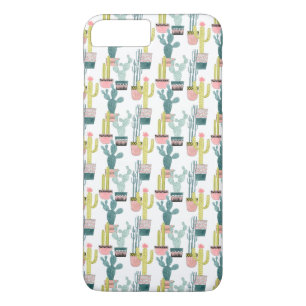 Let's Taco About Love Cactus Pattern iPhone 8 Plus/7 Plus Case