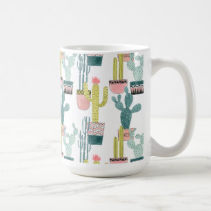 Let's Taco About Love   Cactus Pattern Coffee Mug