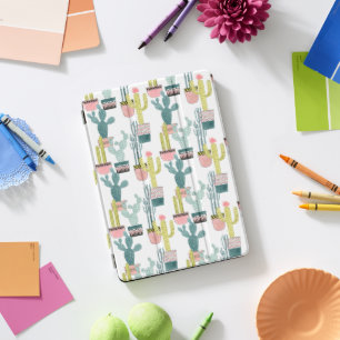 Let's Taco About Love   Cactus Pattern iPad Pro Cover