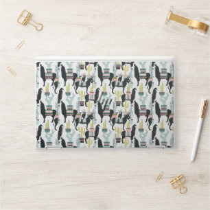 Let's Taco About Love   Llama & Donkey Pattern HP Laptop Skin